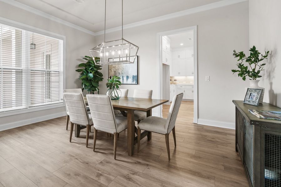 Representative furnished interior of a home built from the The Bullard by The Providence Group in Promenade at Sawnee Village, Cumming (Image 7).