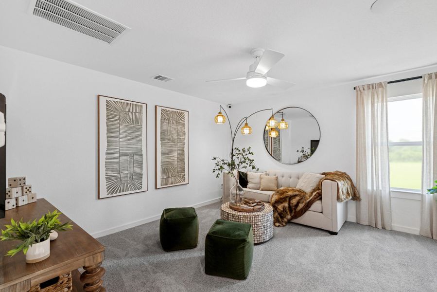 Versatile loft upstairs (*Photo not of actual home and used for illustration purposes only.) Versatile loft upstairs (*Photo not of actual home and used for illustration purposes only.)