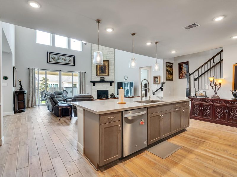 Furnished interior view inside a new home in ARTAVIA, Conroe (Image 35).