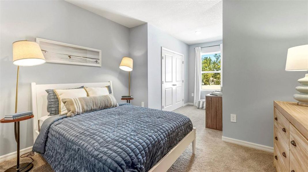 Furnished interior view inside a new home in Oasis at Longwood Run, Sarasota (Image 14).