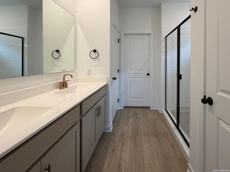 Furnished interior view inside a new home in The Wilder, Adkins (Image 11).
