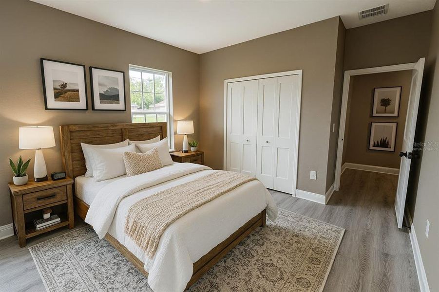 Furnished interior view inside a new home in , Ocala (Image 12).