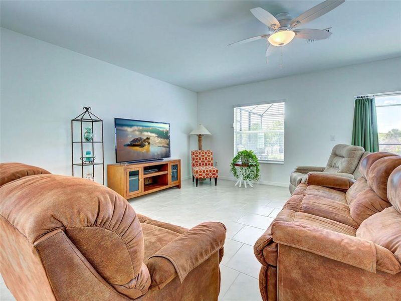 Furnished interior view inside a new home in , North Fort Myers (Image 46).