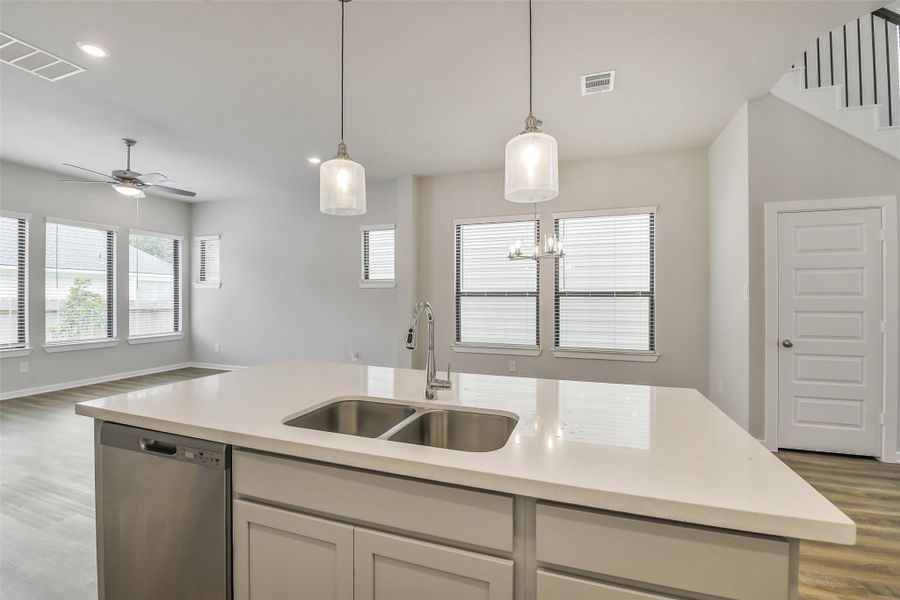 Furnished interior view inside a new home in Summer Place 35', Montgomery (Image 10). Furnished interior view inside a new home in Summer Place 35', Montgomery (Image 10).