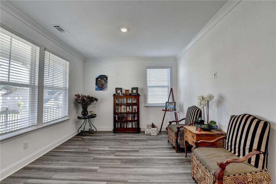 Furnished interior view inside a new home in Bailey Fence, Dacula (Image 16).