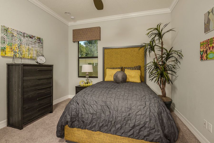 2D floor plan layout for the Carrington I by Mobley Homes in Sunset Estates, Lutz, FL (Image 20).