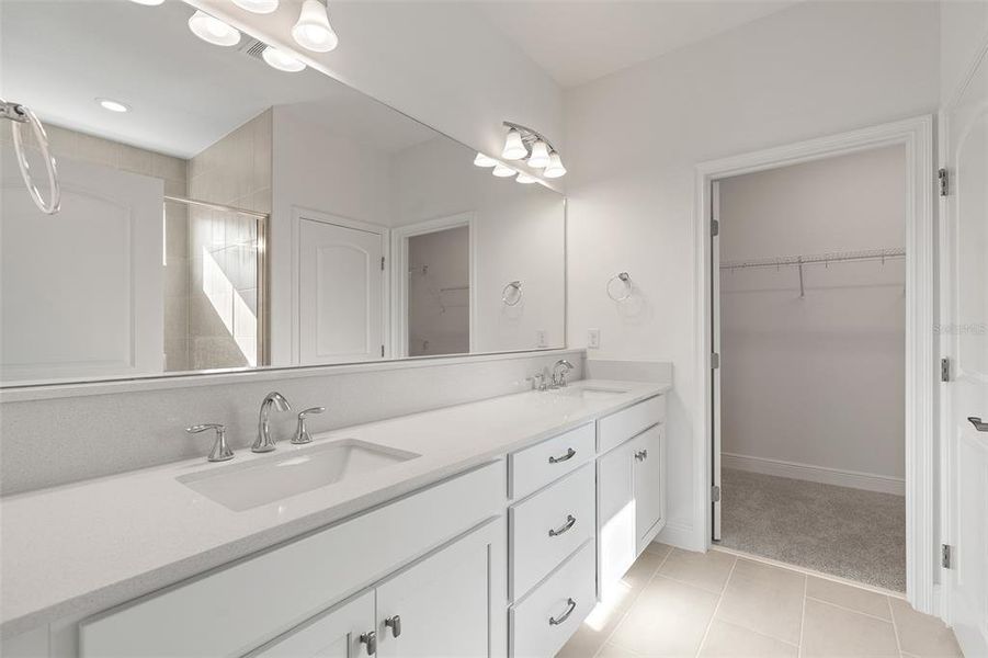 Furnished interior view inside a new home in Lakes at Harmony, Harmony (Image 6).