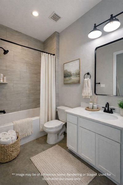 Furnished interior view inside a new home in , Huntsville (Image 34).