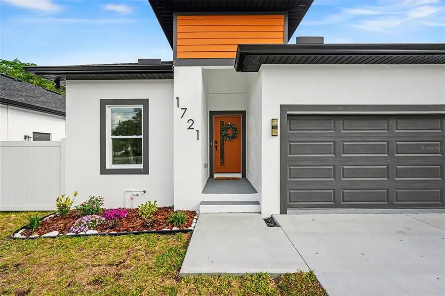 Exterior details and patio area of a home in , Tampa (Image 3). Exterior details and patio area of a home in , Tampa (Image 3).