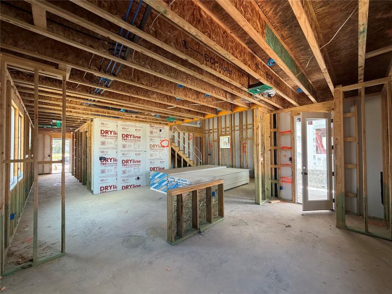 In-progress construction of a new home in Cannon Ranch, Dripping Springs, TX (Image 4).
