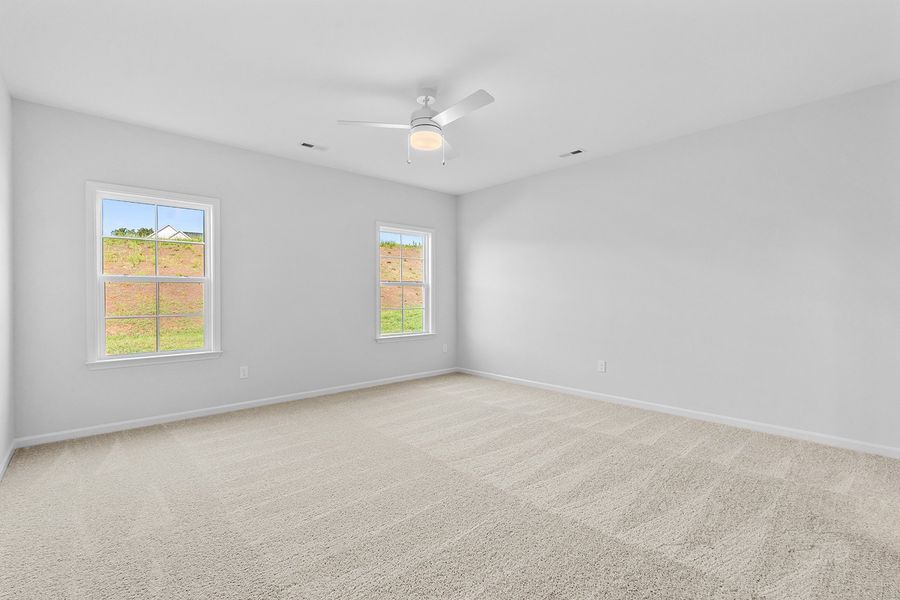 Spacious, unfurnished interior of a new home in Brooke Hill, Lewisville (Image 32). Spacious, unfurnished interior of a new home in Brooke Hill, Lewisville (Image 32).