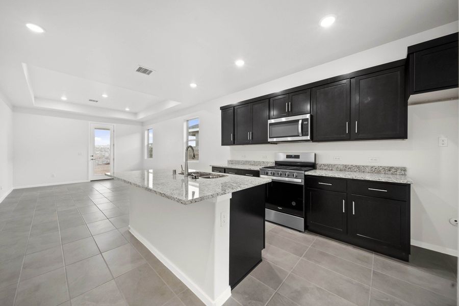 Representative furnished interior of a home built from the Aguirre by Hakes Brothers in Summer Sky North, El Paso (Image 3).