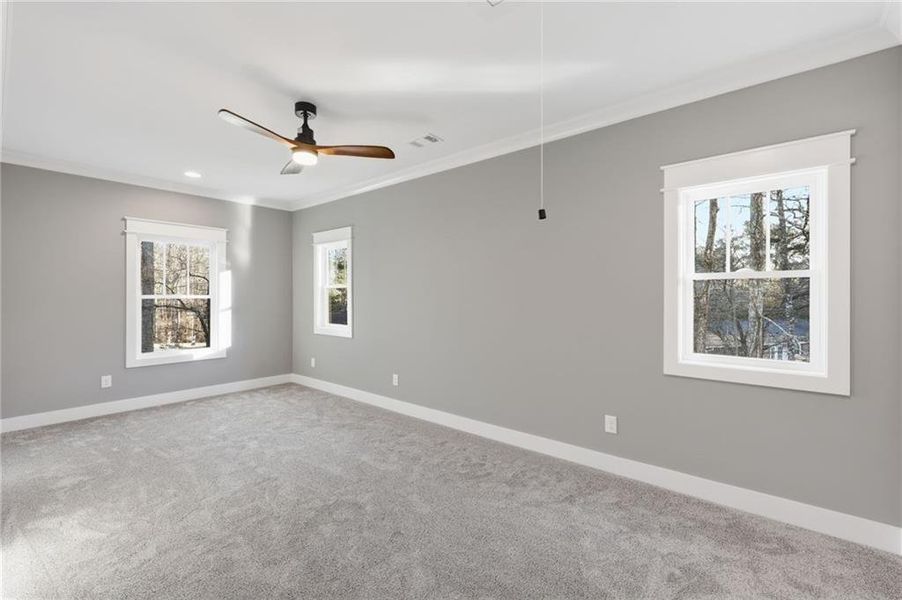 Spacious, unfurnished interior of a new home in , Buford (Image 39).