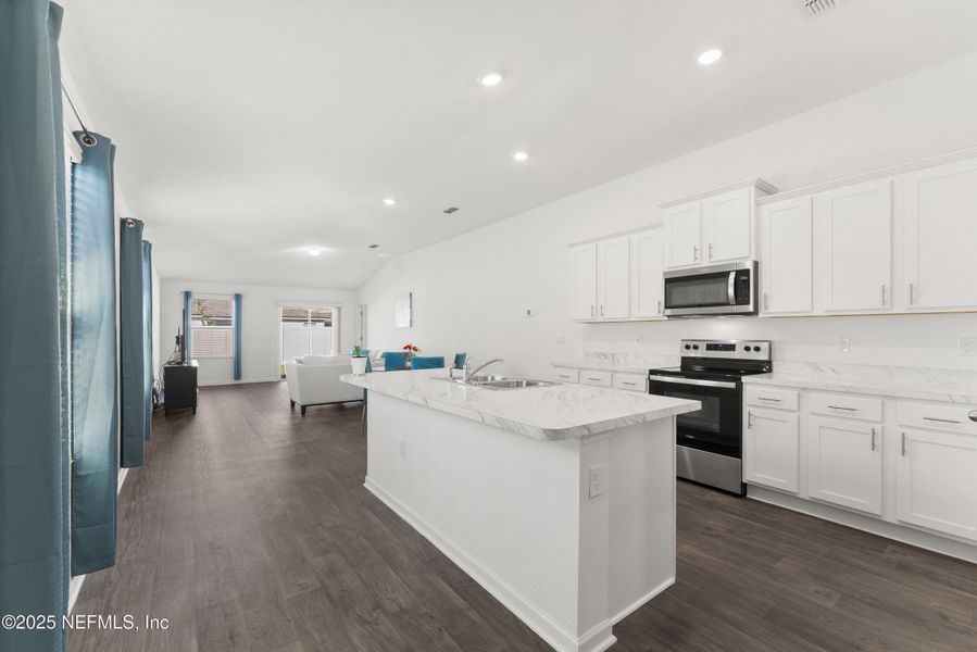 Furnished interior view inside a new home in The Arbors, Jacksonville (Image 9). Furnished interior view inside a new home in The Arbors, Jacksonville (Image 9).