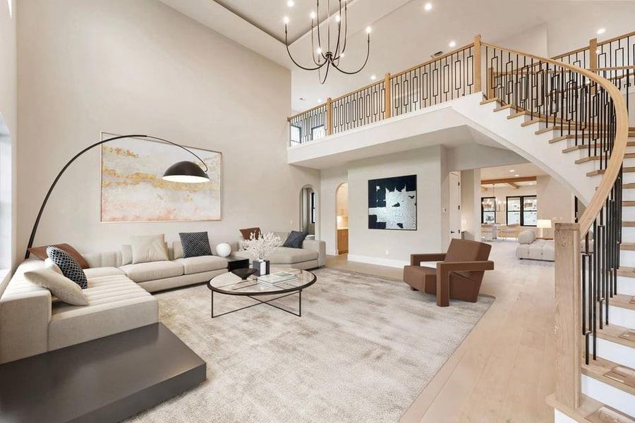 Furnished interior view inside a new home in , Milton (Image 16). Furnished interior view inside a new home in , Milton (Image 16).