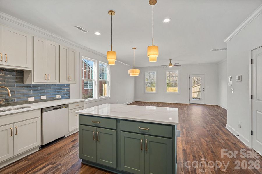 Furnished interior view inside a new home in , Charlotte (Image 12). Furnished interior view inside a new home in , Charlotte (Image 12).