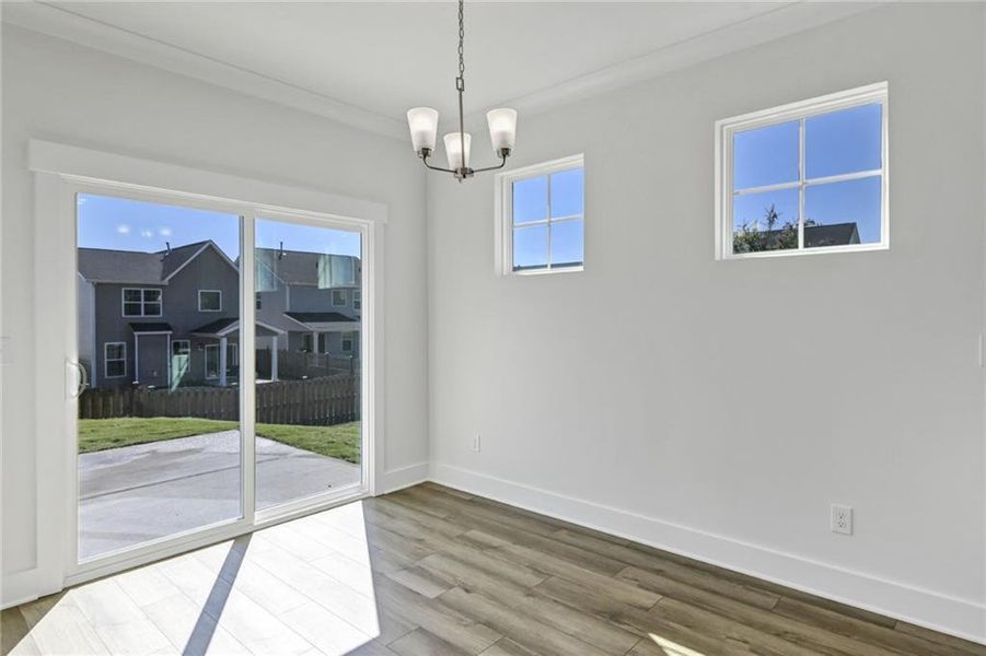Spacious, unfurnished interior of a new home in Villas at Dawsonville, Dawsonville (Image 34). Spacious, unfurnished interior of a new home in Villas at Dawsonville, Dawsonville (Image 34).