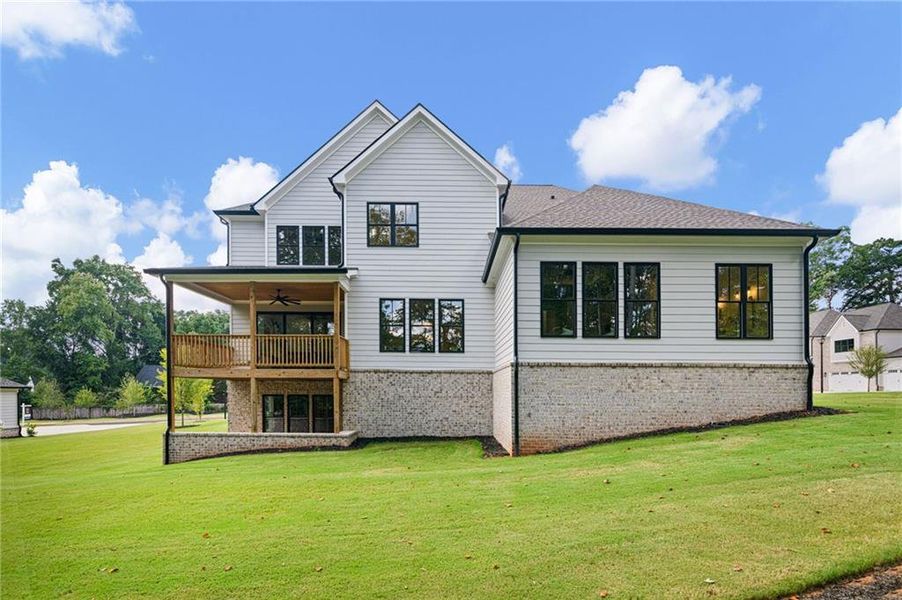 Exterior details and patio area of a home in , Atlanta (Image 25).