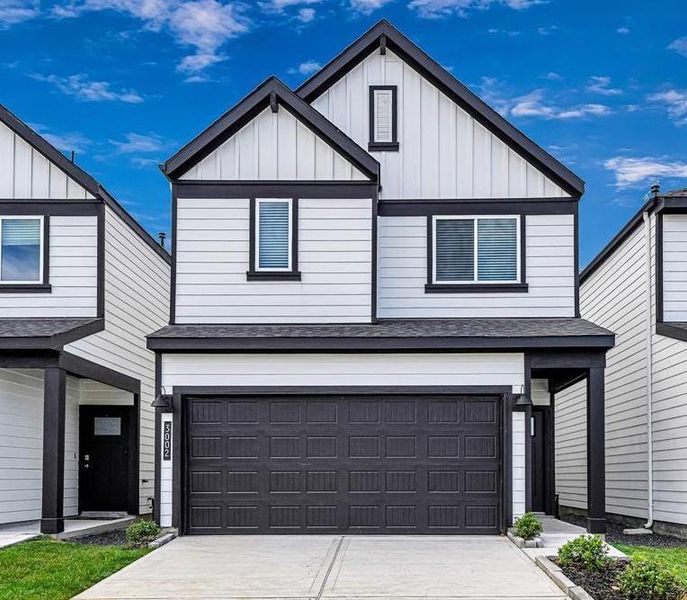 Front exterior of a new home in , Houston, TX, highlighting curb appeal (Image 20). Front exterior of a new home in , Houston, TX, highlighting curb appeal (Image 20).