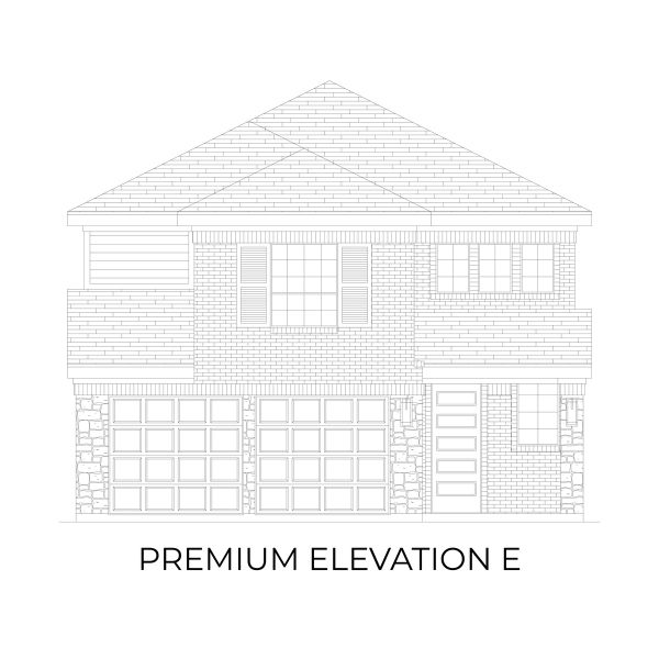 Representative rendering of the exterior for the Truman Select 2F by First Texas Homes (Image 8).