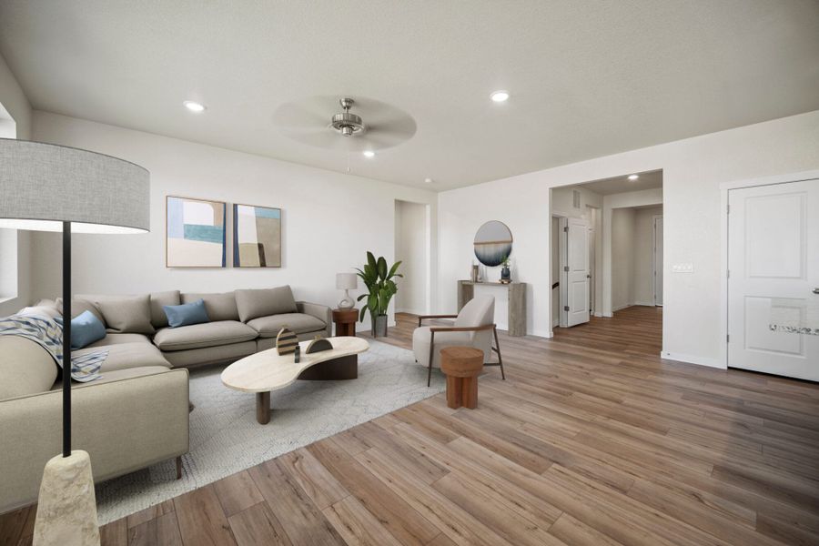 Furnished interior view inside a new home in The Glen-12, Colorado Springs (Image 9).