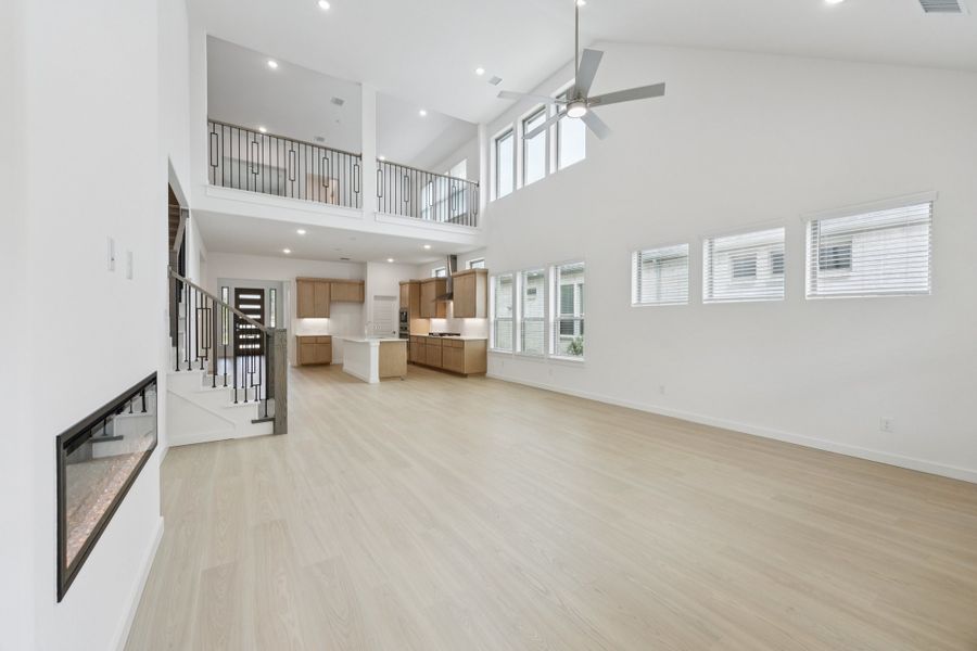 Open First Floor in the Monet II home plan by Trophy Signature Homes – REPRESENTATIVE PHOTO