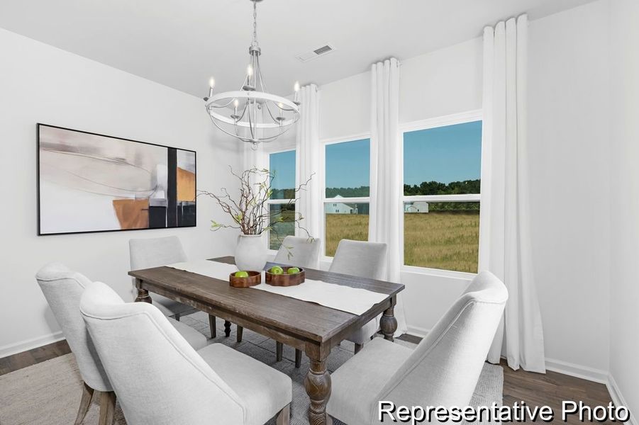 Furnished interior view inside a new home in Autumn Ridge, High Shoals (Image 4).