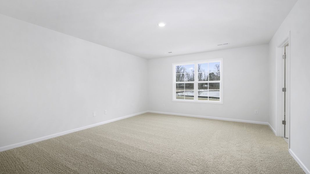 Spacious, unfurnished interior of a new home in The Meadows at Kinsley, Jamestown (Image 12). Spacious, unfurnished interior of a new home in The Meadows at Kinsley, Jamestown (Image 12).