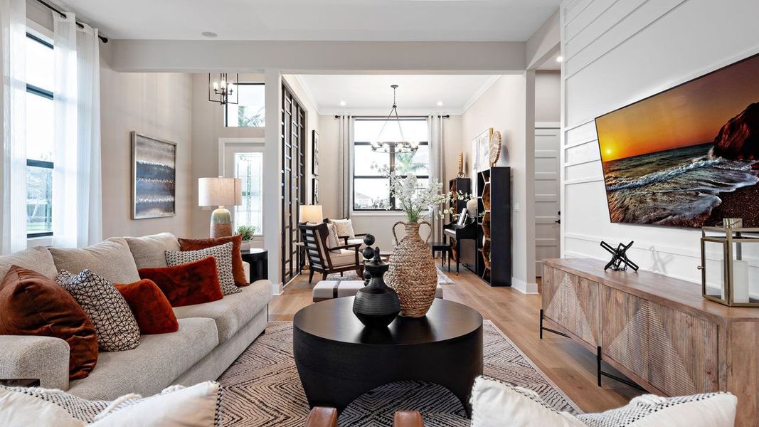 Great Room to Flex | Model images from sister community