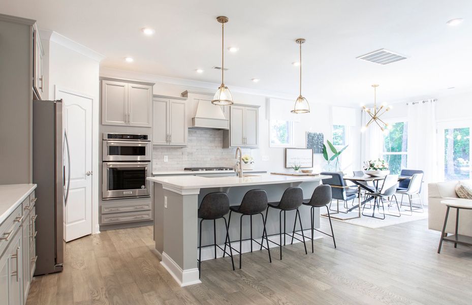 Representative furnished interior of a home built from the Foxfield by Pulte Homes in Long Savanna, Charleston (Image 14).