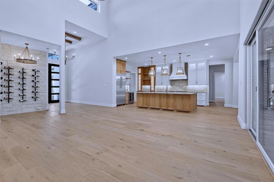 Soft neutral tones and layered textures create a calm, elevated atmosphere.