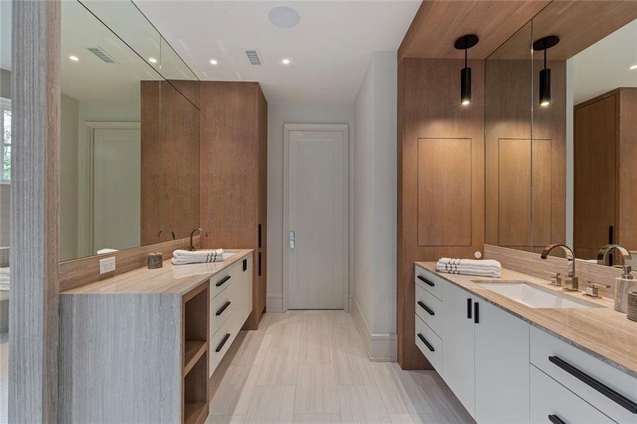 Furnished interior view inside a new home in , Atlanta (Image 10).