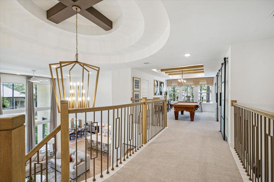 Representative furnished interior of a home built from the The Collins by Westin Homes in Flora, Hutto (Image 36).