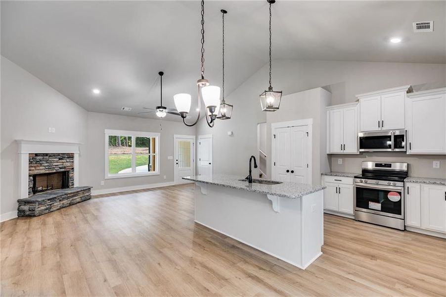 Furnished interior view inside a new home in , Buchanan (Image 20).
