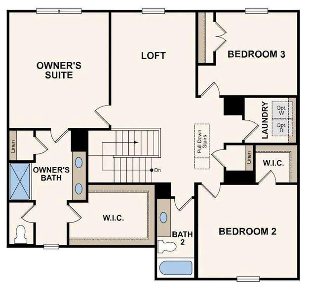 2D floor plan layout of this home in Ashley Falls, Douglasville, GA (Image 2). 2D floor plan layout of this home in Ashley Falls, Douglasville, GA (Image 2).