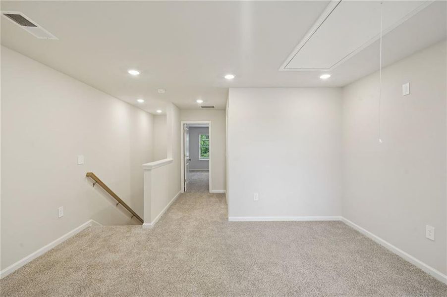 Spacious, unfurnished interior of a new home in Avalon - Vista Series, Conyers (Image 22). Spacious, unfurnished interior of a new home in Avalon - Vista Series, Conyers (Image 22).