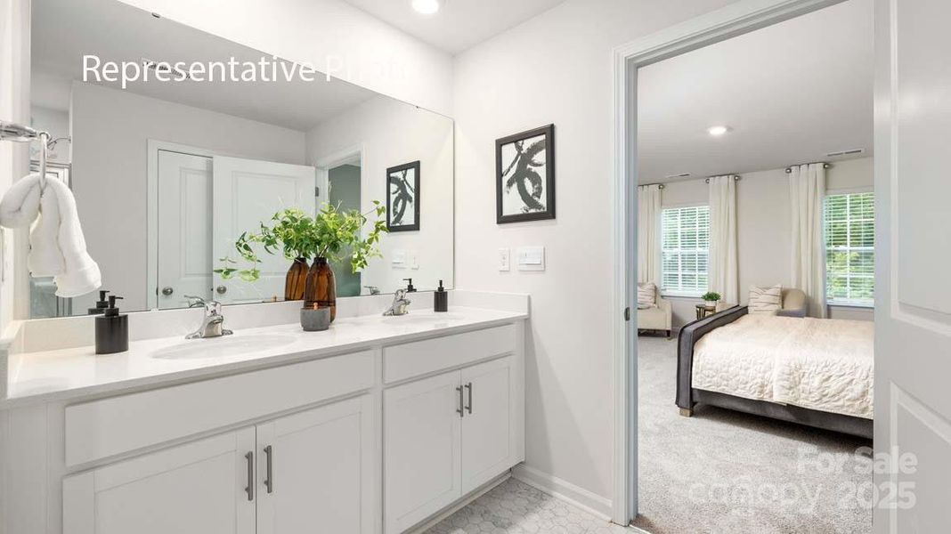 Furnished interior view inside a new home in Cramer Estates, Gastonia (Image 17).