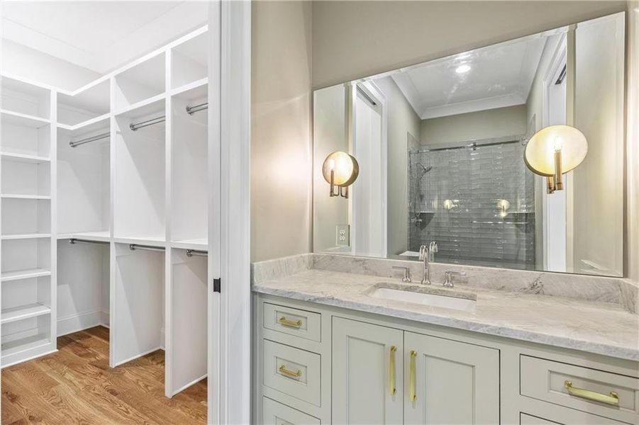 Furnished interior view inside a new home in , Newnan (Image 6).