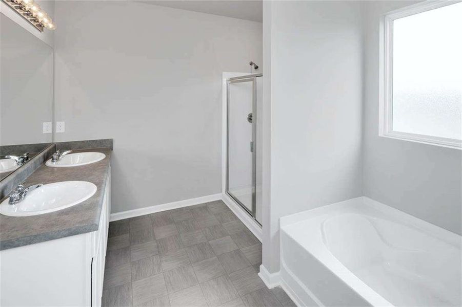 Furnished interior view inside a new home in The Preserve at Agricultural Village, Perry (Image 6).