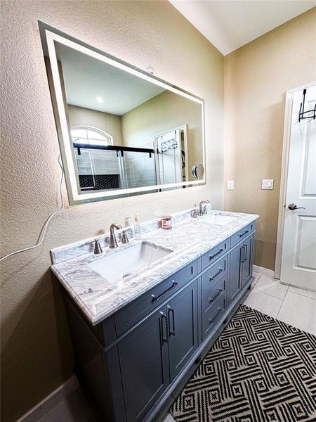 Furnished interior view inside a new home in , Wortham (Image 14).