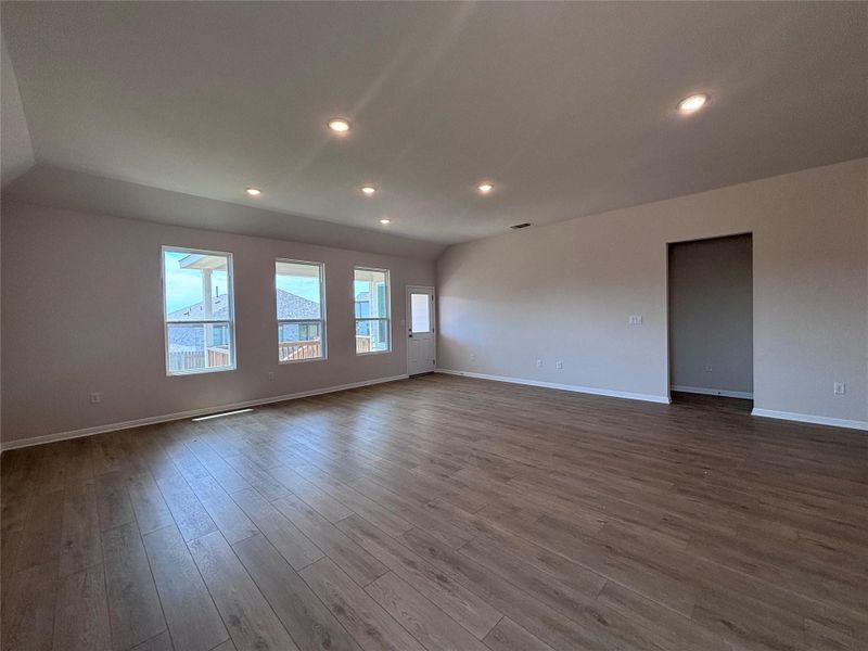 Spacious, unfurnished interior of a new home in The Colony, Bastrop (Image 14). Spacious, unfurnished interior of a new home in The Colony, Bastrop (Image 14).