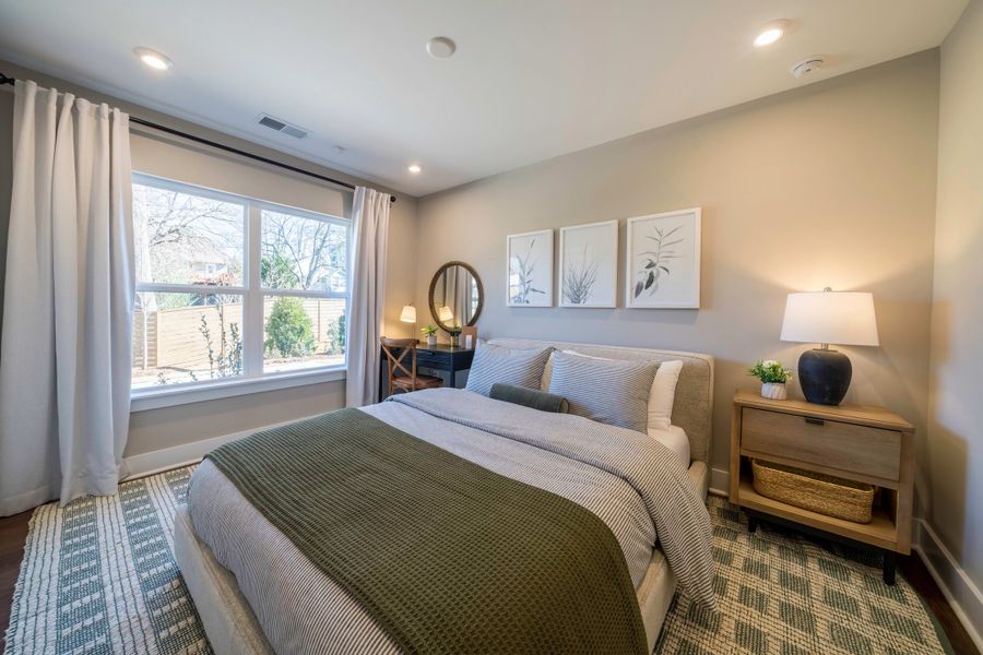 Furnished interior view inside a new home in Context at Oakhurst, Charlotte (Image 10).