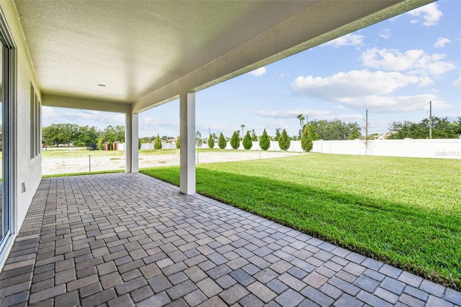 Exterior details and patio area of a home in Solace at Corner Lake, Orlando (Image 31).