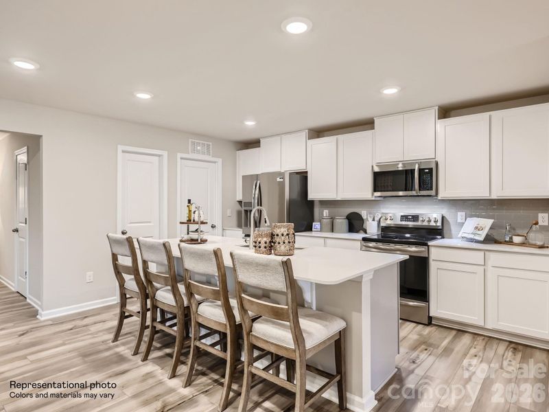 Furnished interior view inside a new home in Cannon Village, York (Image 4).