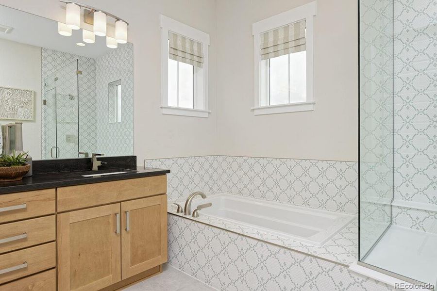 Furnished interior view inside a new home in , Fort Collins (Image 10).