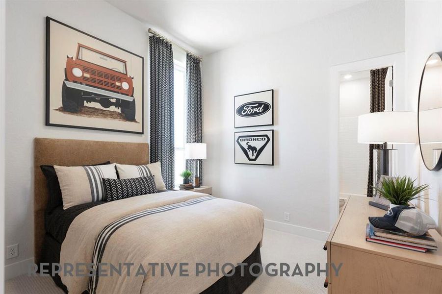 Furnished interior view inside a new home in Furst Ranch, Flower Mound (Image 13).