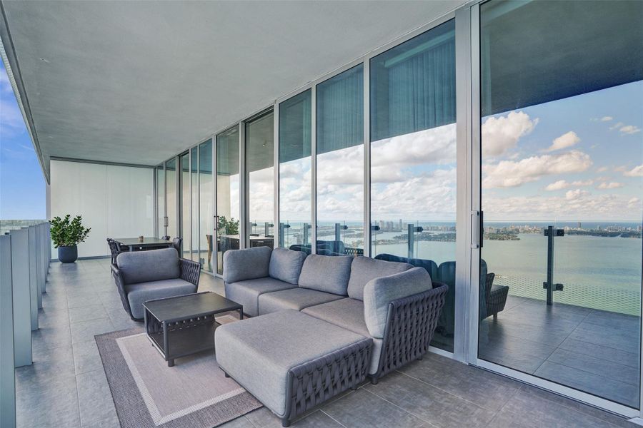 Furnished interior view inside a new home in Missoni Baia, Miami (Image 2). Furnished interior view inside a new home in Missoni Baia, Miami (Image 2).