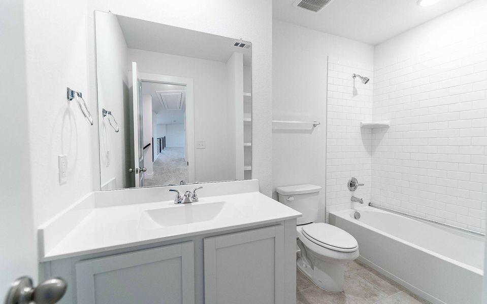 Furnished interior view inside a new home in Hunters Glen, Jarrell (Image 6).