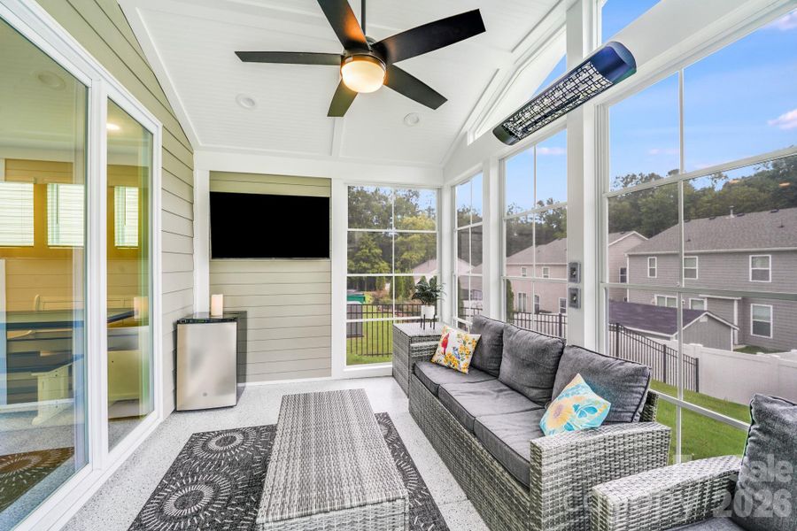 Exterior details and patio area of a home in , Charlotte (Image 4).
