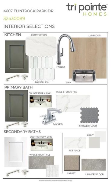 Sample of building materials used in homes in Woodson’s Reserve, Spring (Image 4). Sample of building materials used in homes in Woodson’s Reserve, Spring (Image 4).